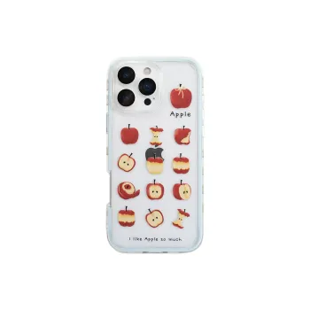 Wei Xin Acrylic Material 2 in 1 Apple Core Phone Cases Compatible With IPhone 16/15 Pro Max/Apple 13/14 Pro/Max