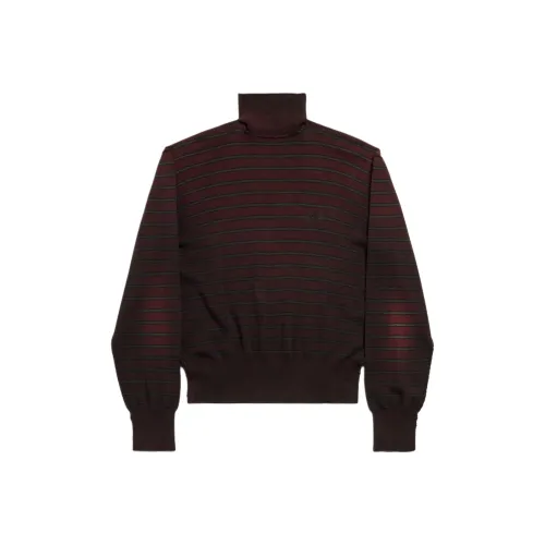 Balenciaga Knitwear Regular Fit Men's Black Red