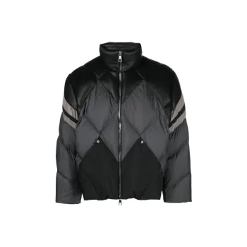 Neil Barrett Panelled Mock-neck Padded Jacket