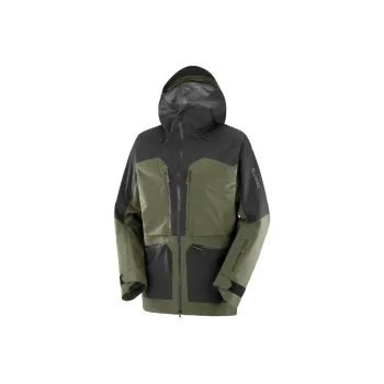 SALOMON S/LAB Jackets Men Black Green