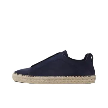 Zegna Triple Stitch Espadrilles Men's Dark Blue