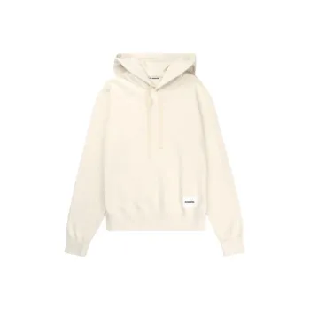 JIL SANDER + Logo Patch Drawstring Hoodie