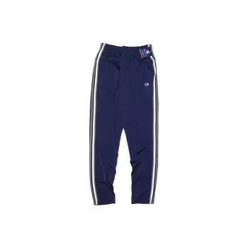 Champion Knitted Sweatpants US Version Unisex Navy Blue