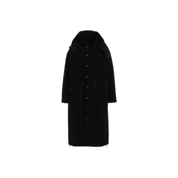 Yohji Yamamoto Hooded Trench Coat