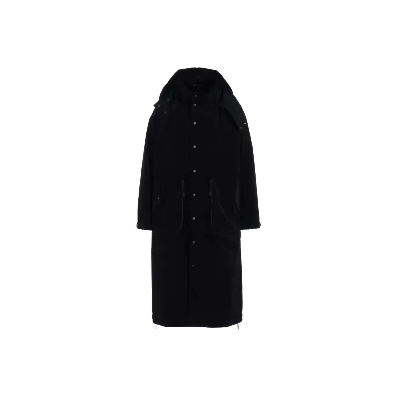 Yohji Yamamoto Hooded Trench Coat-0