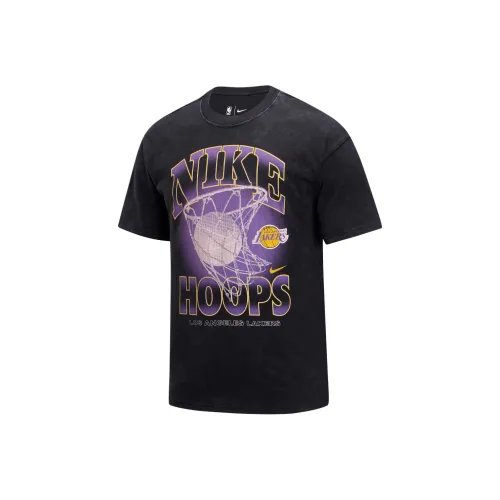 Nike x NBA Courtside Los Angeles Lakers T Shirt Men's Black