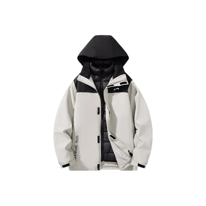 K bird Waterproof And Windproof To Keep Warm Windbreaker Jacket Unisex-0