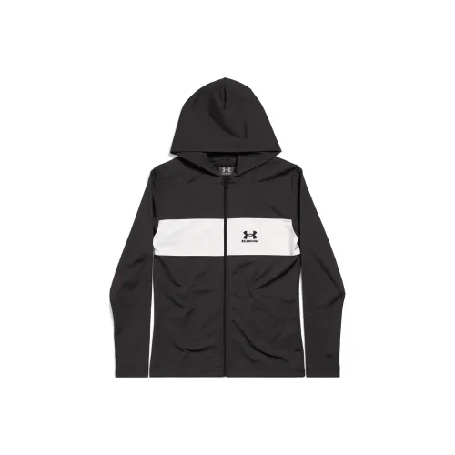 Balenciaga Logo Detailed Zip Up Jacket