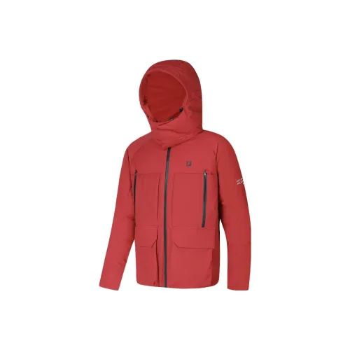 FILA Down Jacket Men's Glaze Base Red