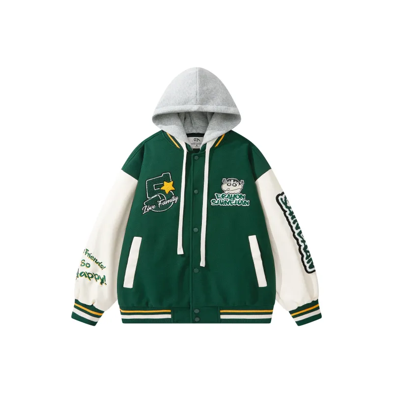 Crayon Shinchan Baseball Jacket Unisex-25