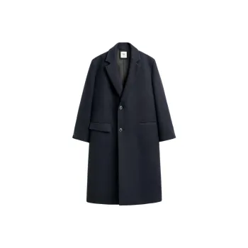 ZARA Coats Men Sea Blue
