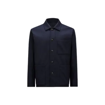 Moncler FW24 Jackets Coats Men's Royal Blue