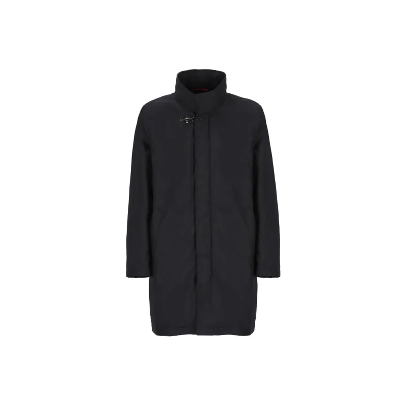 FAY High Neck Long Sleeved Coat-0