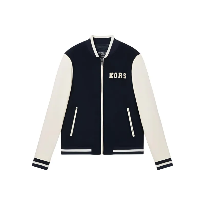 MICHAEL KORS Baseball Jacket Men's Navy Blue-0