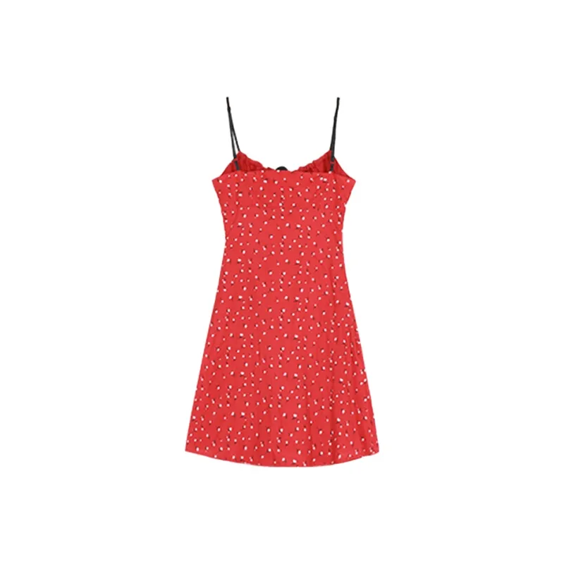 PAZZO Slip Dresses Women's Red-1
