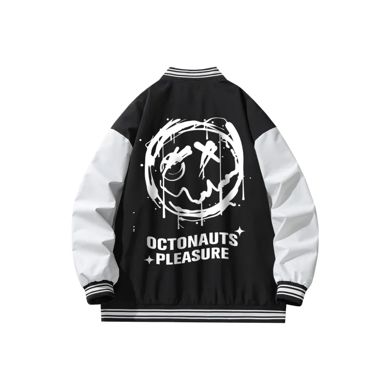 Small Columns Under The Sea Baseball Jacket Unisex-0