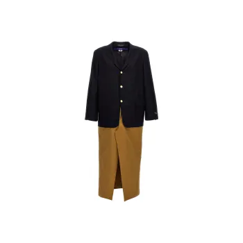 JUNYA WATANABE Two Material Single Breasted Coat