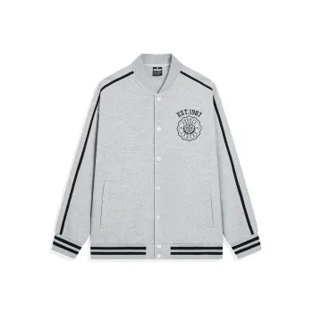 XTEP Baseball Jerseys Unisex Light Heather Gray