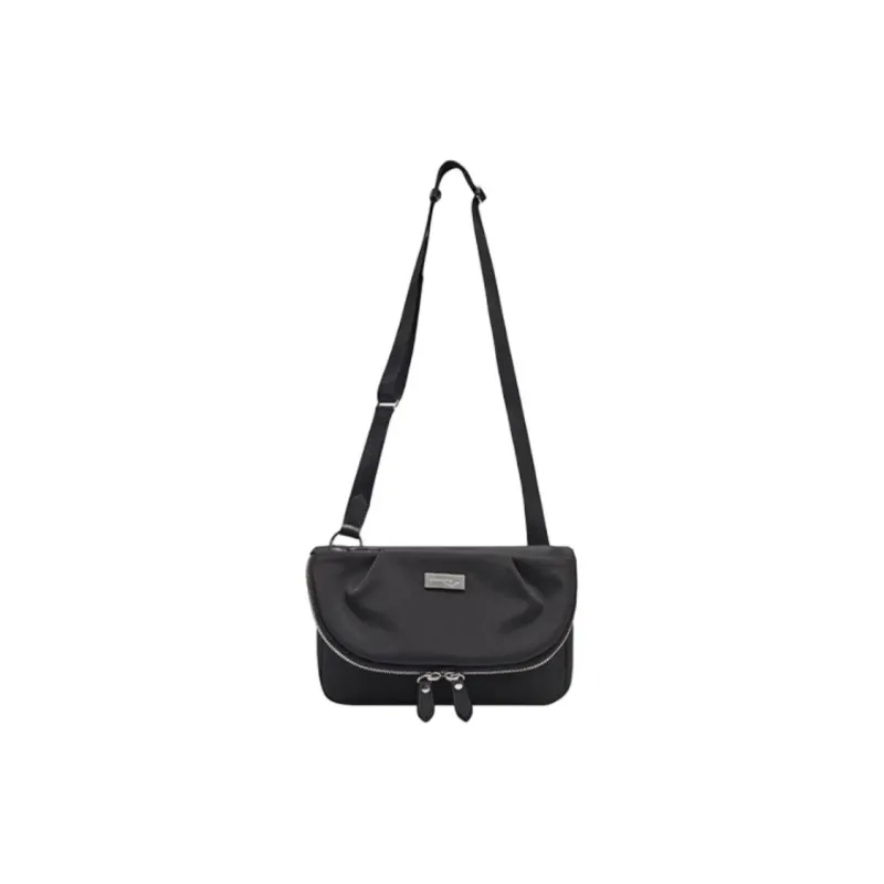 Saucony Fabric Crossbody Bag Women's Jet Black-0
