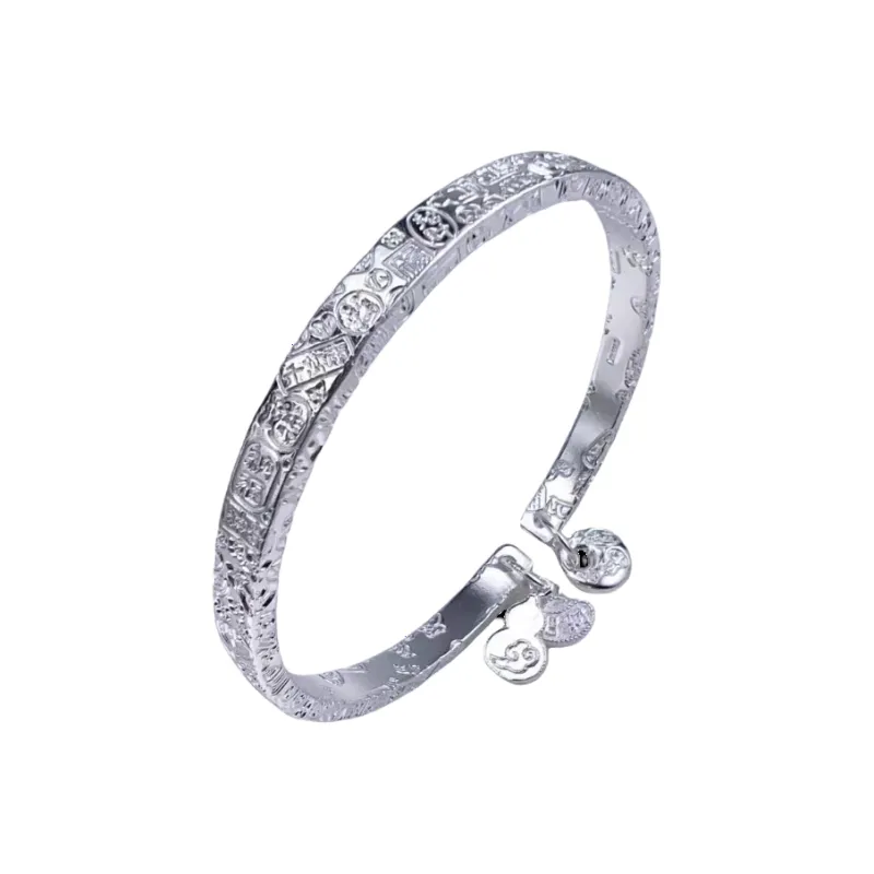 FUYUFU 999 Fine Silver Sterling Silver Bracelets Unisex-0