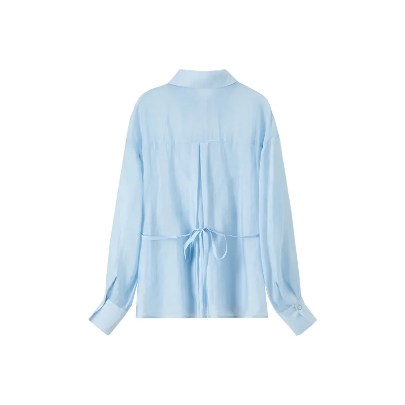 SENTUBILA Shirt Women's Glacier Blue-1