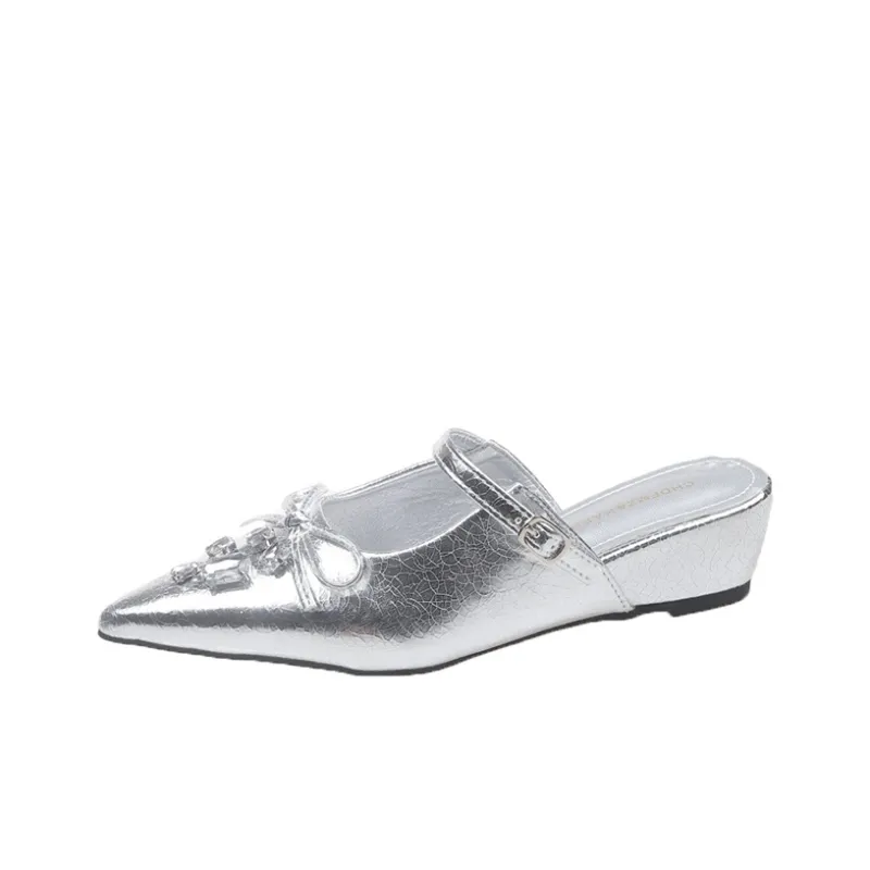 AJPAP Quiet Odor Resistant Abrasion Resistant Slip Resistant Closed Toe Slippers Women's-10