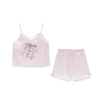 GUKOO x Disney Pajama Set Women's Gray Pink