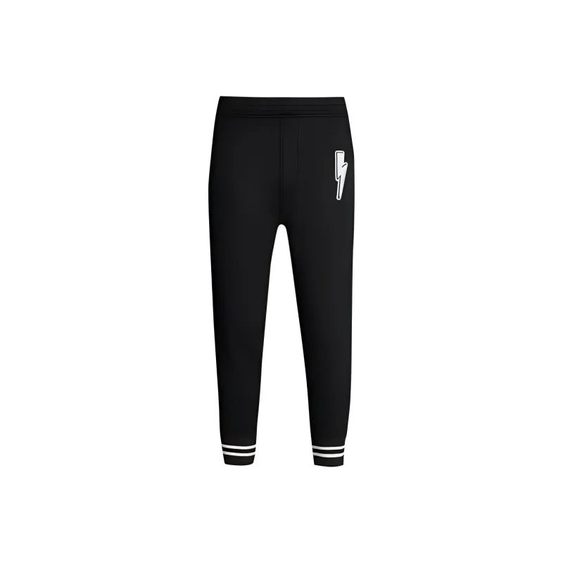Neil Barrett Knitted Sports Pants Men's Black-0