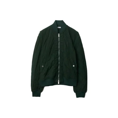 Burberry Long Sleeved Quilted Zip Up Bomber Jacket