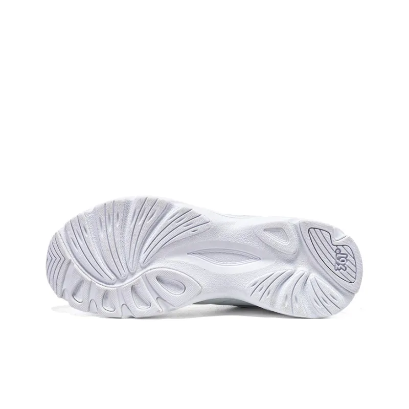 361° Cushioning, Breathable, Lightweight Low Top Casual Running Shoes Women's 361 Degrees White/Calm Blue-6