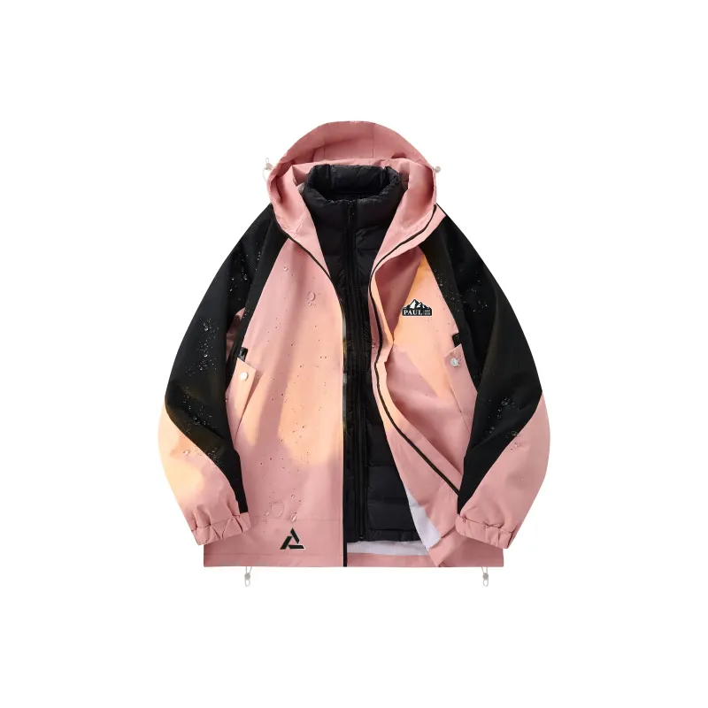 PAUL COSTELLOE Hiking Waterproof And Windproof To Keep Warm Windbreaker Jacket Unisex-8