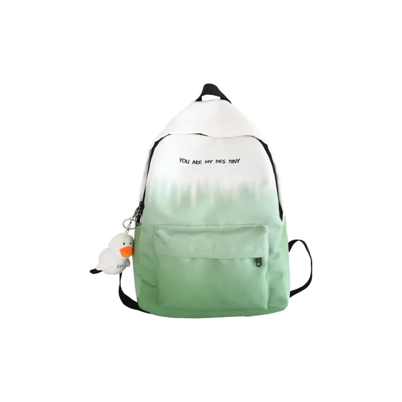 URBAN FOREST Nylon Backpack Unisex Pink/Green/Blue-10