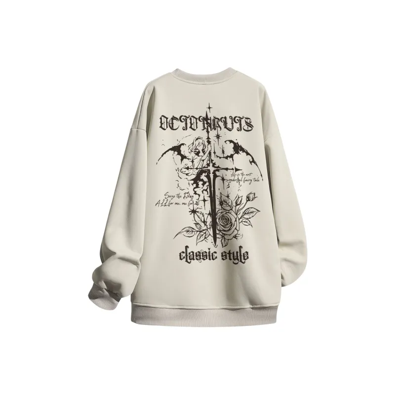 Small Columns Under The Sea Sweatshirt Unisex-6