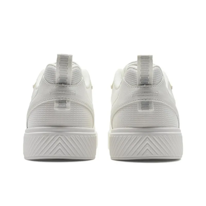 XTEP Non slip Lightweight Low Top Skateboard Shoes Women's Sail White-2