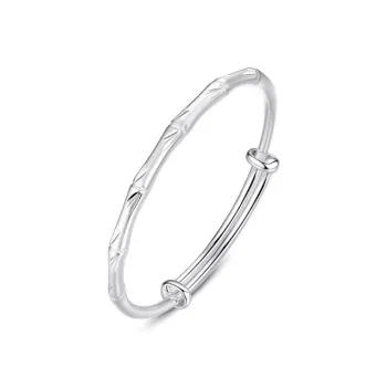 NVBBK 999 Fine Silver Sterling Silver Bracelets Women's