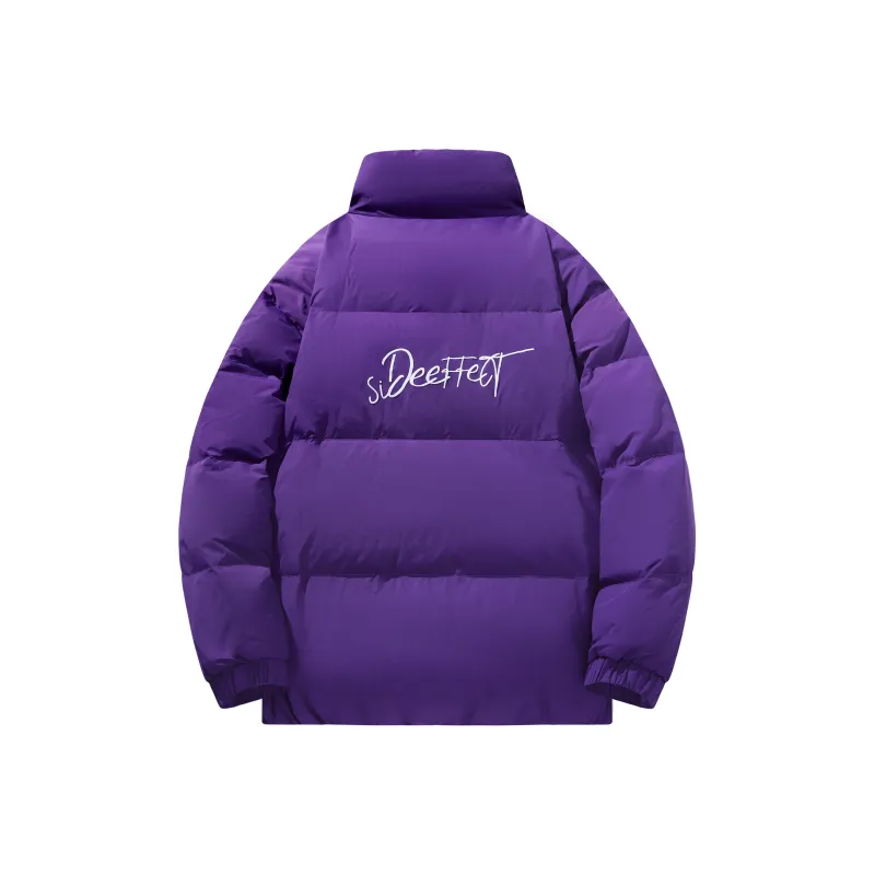 SIDEEFFECT Down Jacket Coat Winter Unisex Black-8