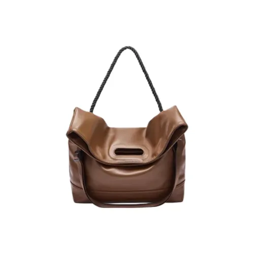 JOSINY Synthetic Leather Shoulder Bag Women's Coffee/Monroe Black