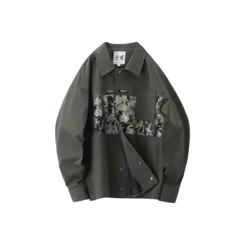 XUANSHENG Jackets Coats Men's Gray