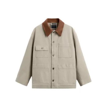 ZARA Jackets Men Beige