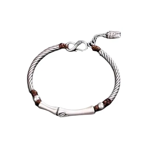 U state 999 Fine Silver Pure Silver Bracelets Men's