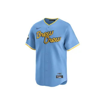 Nike Christian Yelich Milwaukee Brewers City Connect Men's Nike Dri FIT Adv Mlb Limited Jersey