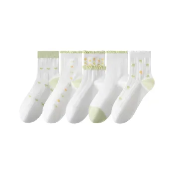 Caramella Mid Calf Socks Women's 5 Pack