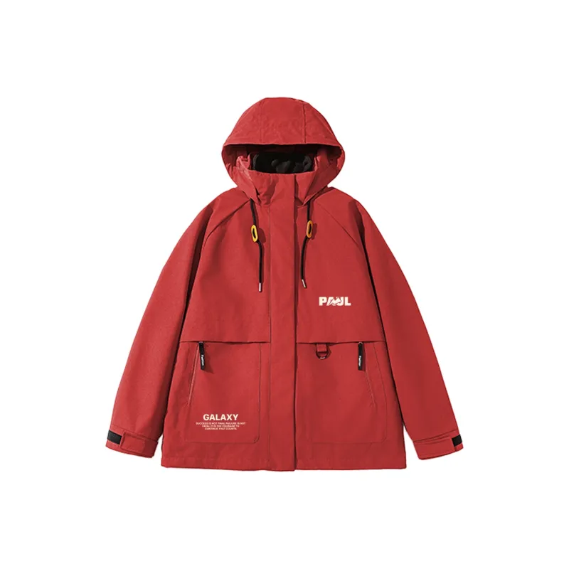 PAUL COSTELLOE Urban Living/Travel/Commuting Hiking Waterproof And Windproof Windbreaker Jacket Unisex-8