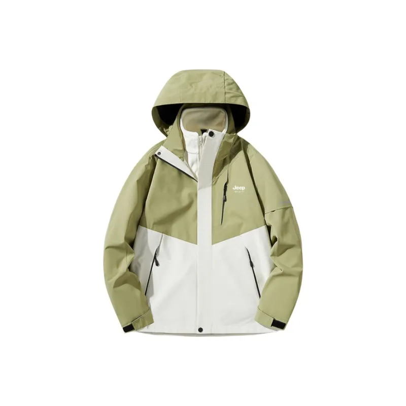 JEEP SPIRIT Windproof, Water Repellent, And Rainproof Windbreaker Jacket Unisex-14