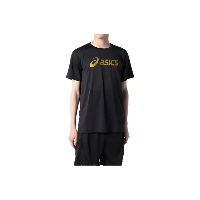 Asics T Shirts Men Black-2