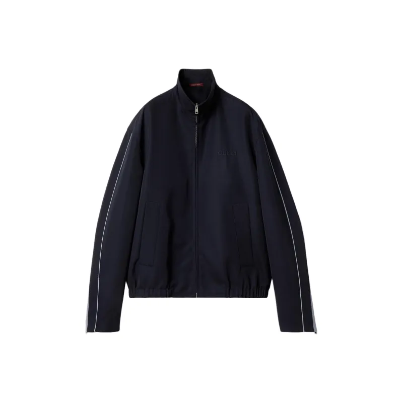GUCCI Embroidered Twill Jacket-0