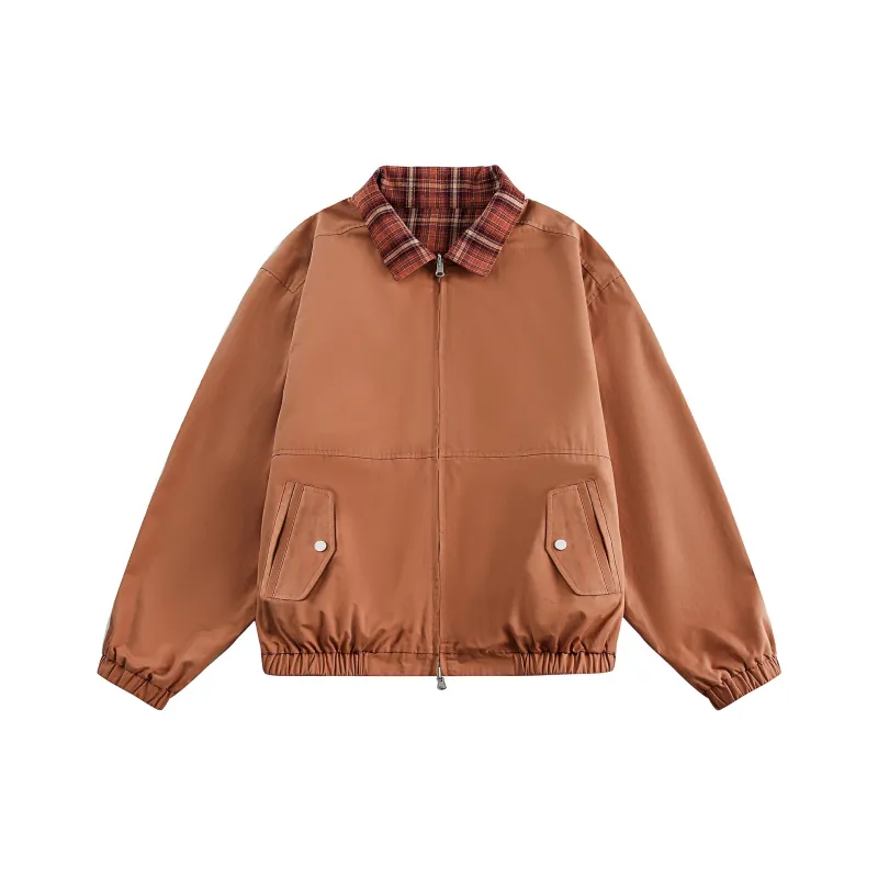 ALang Studio Jackets Coats Unisex Caramel Orange-0