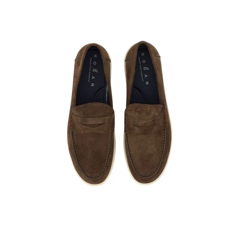 HOGAN Cool Casual Shoes Men's Brown-5