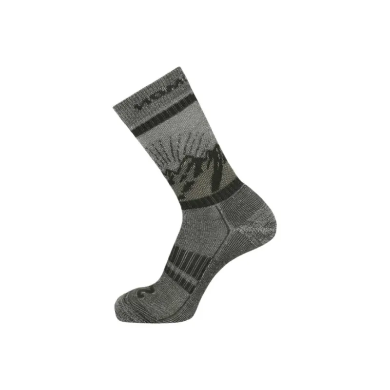 SALOMON RETRO WOOL CREW Knee High Socks Unisex 1 Pack Green-0