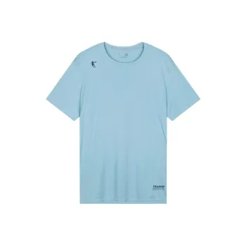 QIAODAN Sports Life Collection T Shirt Unisex Serene Aqua Blue